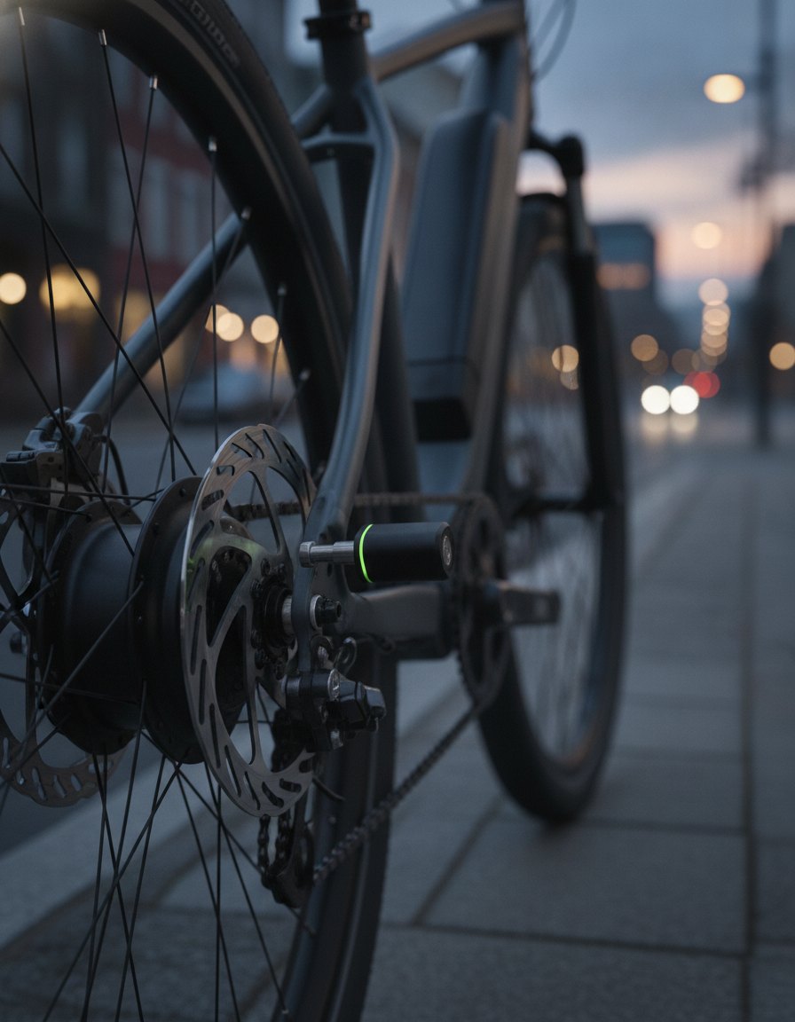 BarCylinder on a parked e-bike